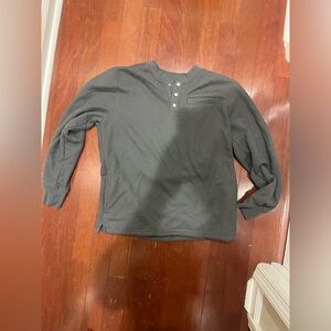 Smiths workwear SHERPA-BONDED THERMAL KNIT HENLEY PULLOVER